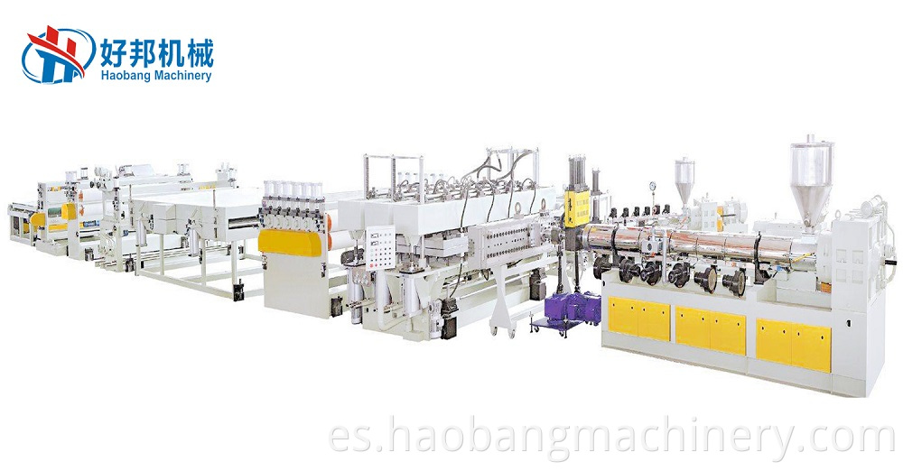 Pc Pp Hollow Sheet Machine Line